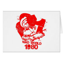 Mad World 1980's Greeting Cards