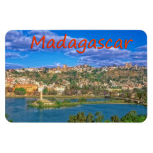 Madagascar capital vinyl magnets