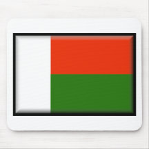 Madagascar Flag Mousepads