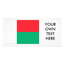 Madagascar Flag Photo Greeting Card