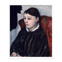 Madame Cezanne, c.1883-85 (oil on canvas) posters