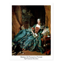 Madame De Pompadour Portrait By Francois Boucher Postcards
