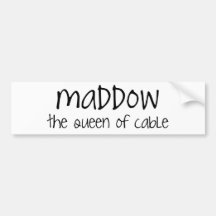 Maddow bumper sticker