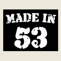 Made In 1953 postcards