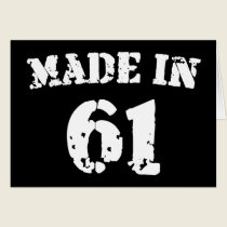 Made In 1961 cards