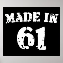 Made In 1961 Poster