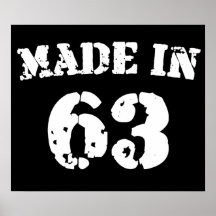 Made In 1963 Print