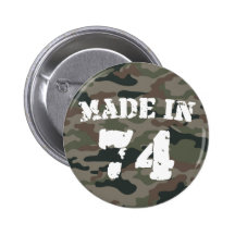 Made In 1974 Pin
