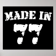 Made In 1977 Posters