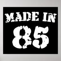 Made In 1985 Poster