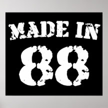 Made In 1988 Posters