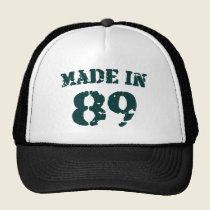 Made In 1989 hats
