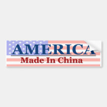 Made In China Bumper Stickers