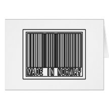 Made In Norway Greeting Card