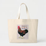 Made In USA Rock Rooster Canvas Bag