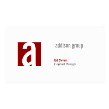 Madison V Business Card