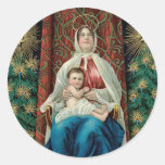 Madonna and Christ Child Stickers