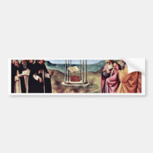 Madonna Enthroned St. Peter St. John The Baptist, Bumper Sticker