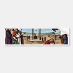 Madonna Enthroned St. Peter St. John The Baptist, Bumper Sticker