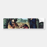 Madonna Enthroned St. Peter St. John The Baptist, Bumper Sticker