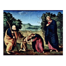 Madonna Enthroned St. Peter St. John The Baptist, Post Cards