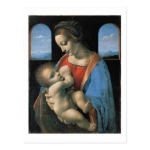 Madonna Litta, Leonardo da Vinci Postcards