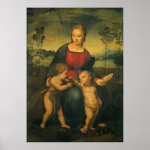 Madonna of the Goldfinch, Raphael Renaissance Art Print