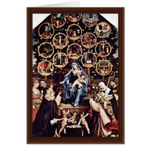 Madonna Of The Rosary By Lotto Lorenzo (Best Quali Cards