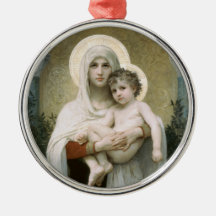 Madonna of the Roses Ornaments