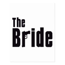 Mafia Bride Postcard
