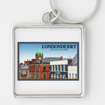 Magazine Street in Londonderry Key Chain