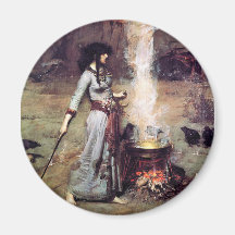 Magic Circle 1886 Waterhouse Fridge Magnet