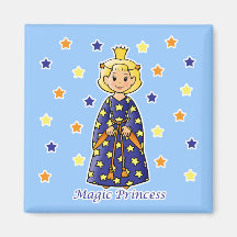 Magic Princess Refrigerator Magnets