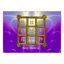 MAGIC SQUARE 33 CARDS