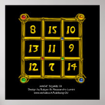 MAGIC SQUARE 33 POSTERS