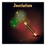 Magic Wand Personalized Invitation