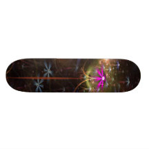 magical dark flower skateboard