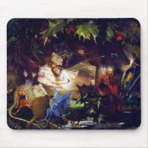 Magical Fairy Fantasy Painting: The Fairy Bower Mouse Pads