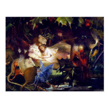 Magical Fairy Fantasy Painting: The Fairy Bower Postcard