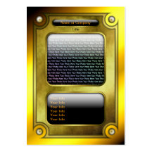 Magical Fantasy Game Card with QR Code Business Card Template
