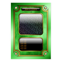 Magical Fantasy Game Card with QR Code Business Card Template