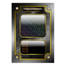 Magical Fantasy Game Card with QR Code Business Card Template