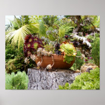 Magical Pot Of Colorful Botanicals Print