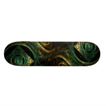 Magical Vibrations Abstract Art Skateboard