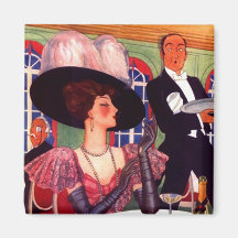 Magnet ~ Edwardian Lady of High Fashion Taste