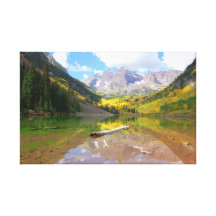 Magnificent Maroon Bells (Canvas Print)