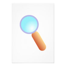 Magnifying Glass Custom Invite