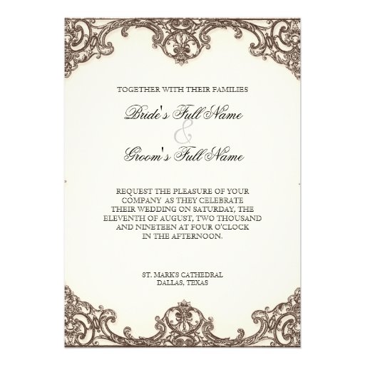 Magnolias n Bird of Paradise - Wedding Invitation