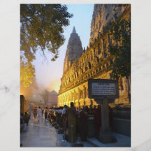 Mahabodhi Buddhist Temple Bodh Gaya India Flyer