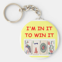 mahjong keychain